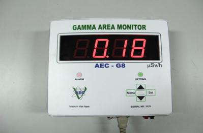 Máy cảnh báo phóng xạ treo tường (Gamma Area Monitor AEC - G7,G8)