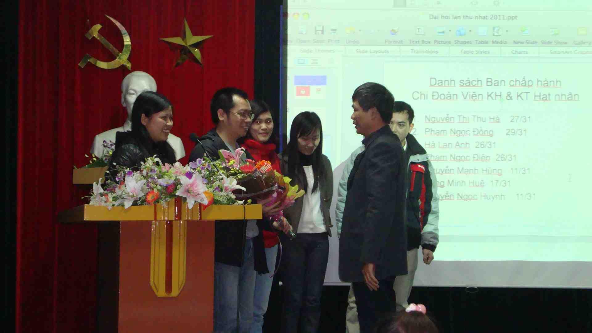 Đại hội Chi đoàn TNCS Hồ Chí Minh Viện KH&KT Hạt nhân lần thứ nhất
