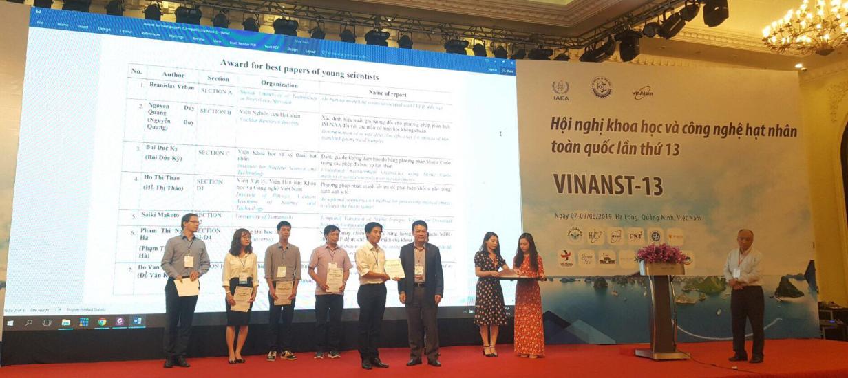 INST participated in Vietnam Conference on Nuclear Science and Technology (VINANST-13)