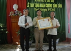 Lễ truy tặng Huân chương dũng cảm cho Ông Nguyễn Văn Hoàn
